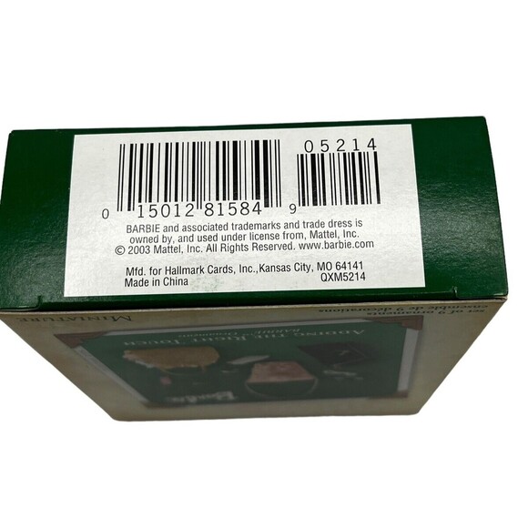 2004 Barbie Hallmark Keepsake Ornament Adding the Right Touch Set of 9 RETIRED - Picture 8 of 8